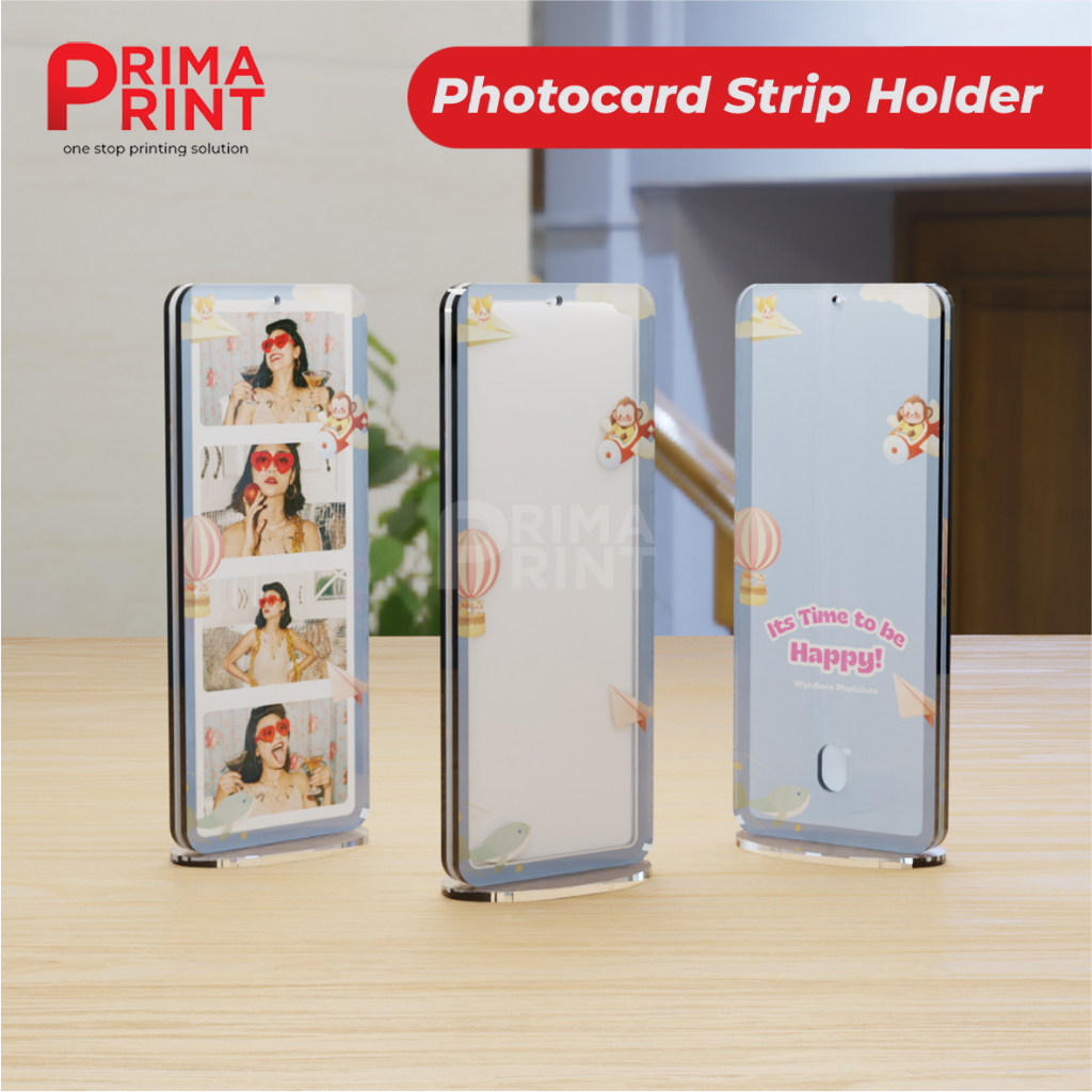 Photocard Strip Holder / PC Holder Photostrip Standee, Card Holder Akrilik Custom / Hardcase