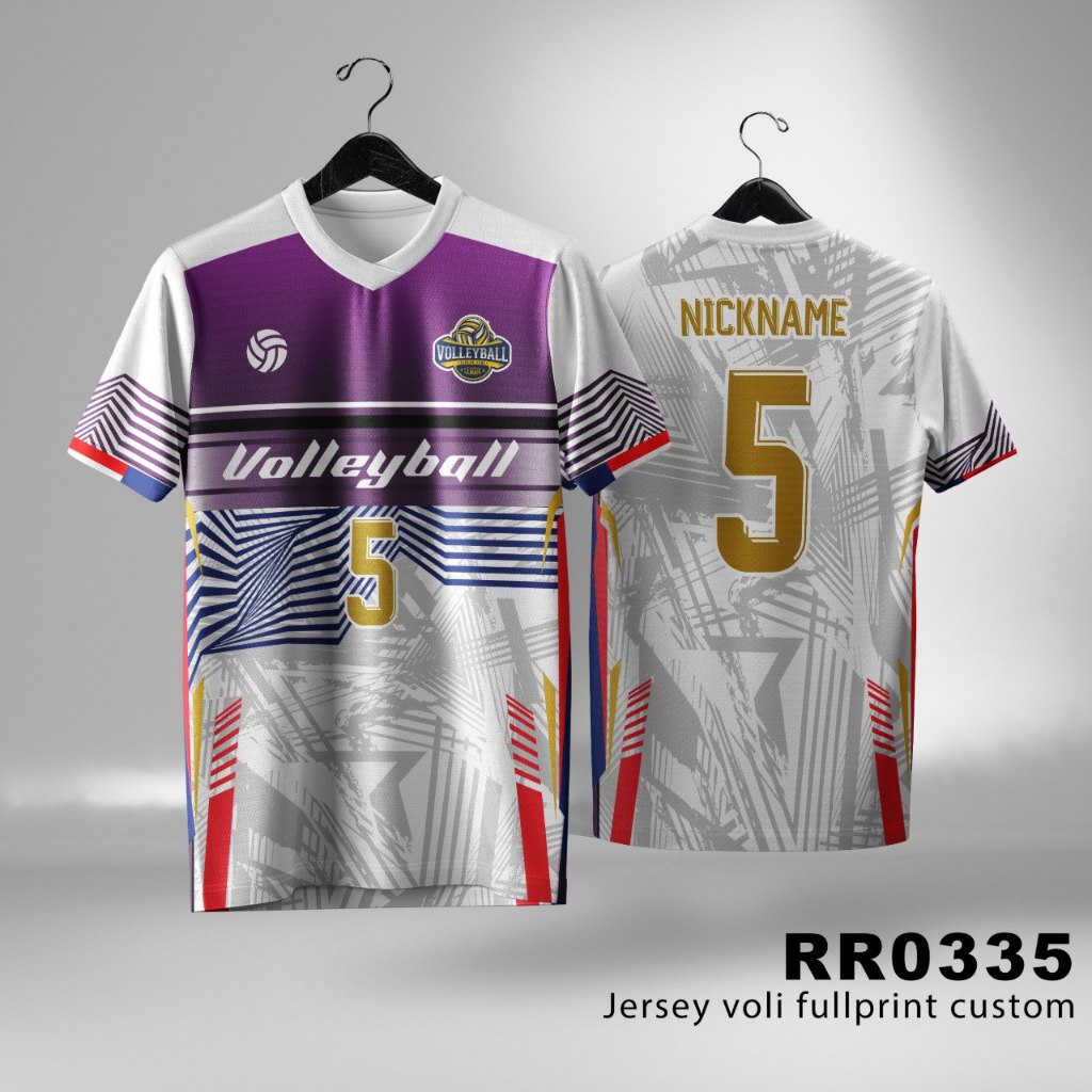 KAOS JERSEY OLAHRAGA VOLI CUSTOM FULL PRINTING