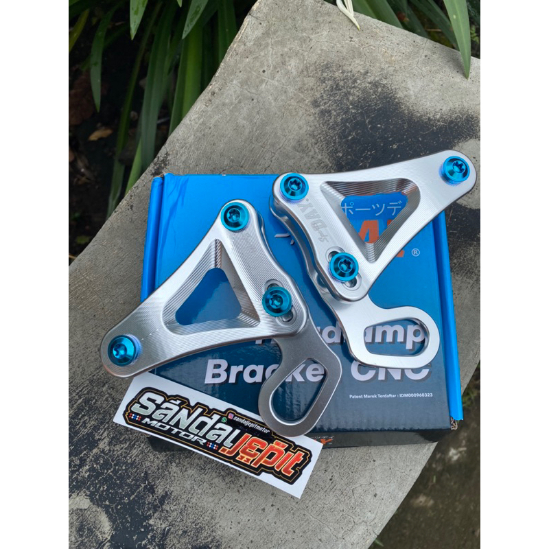 KUPINGAN LAMPU NINJA SS DAY SET BAUT TITANIUM GR5 ORIGINAL KUPINGAN LAMPU CNC NINJA SS SET BAUT TITA