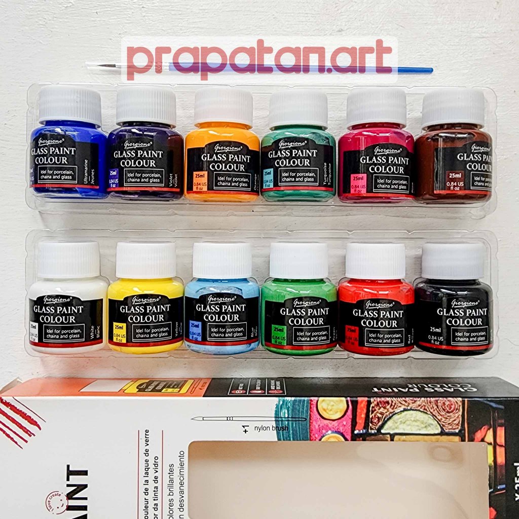 

Giorgione Glass Paint Set Cat Kaca SF6