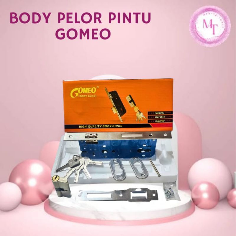 Body Pelor Pintu Kupu Tarung/Body kunci Merek Gomeo