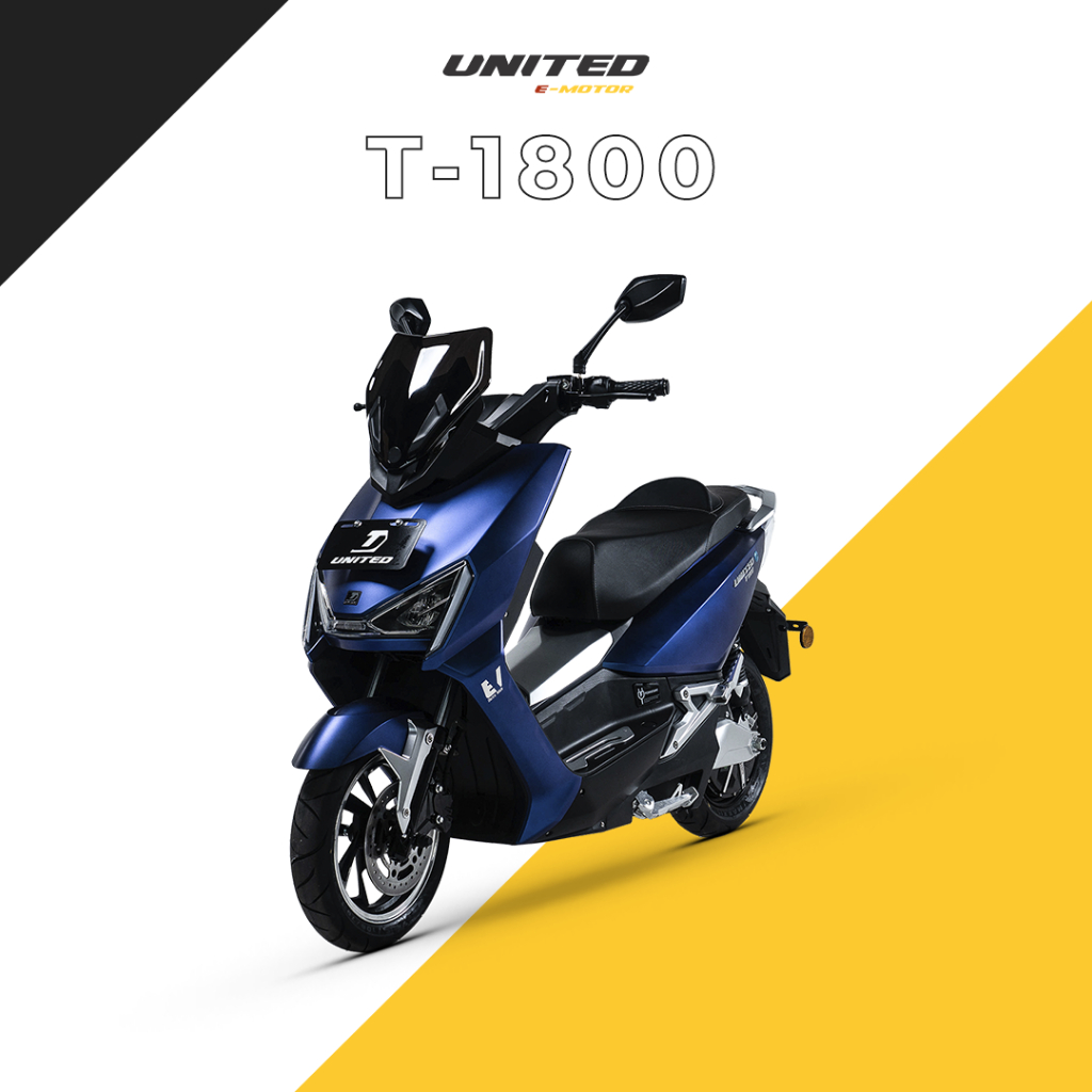 UNITED E-MOTOR Motor Listrik T1800 - OTR Jakarta, Tangerang, Depok & Bekasi