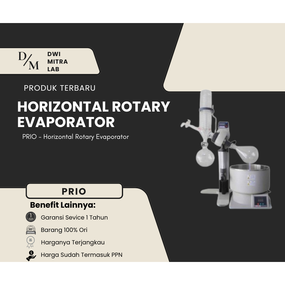 PRIO - Horizontal Rotary Evaporator 1000