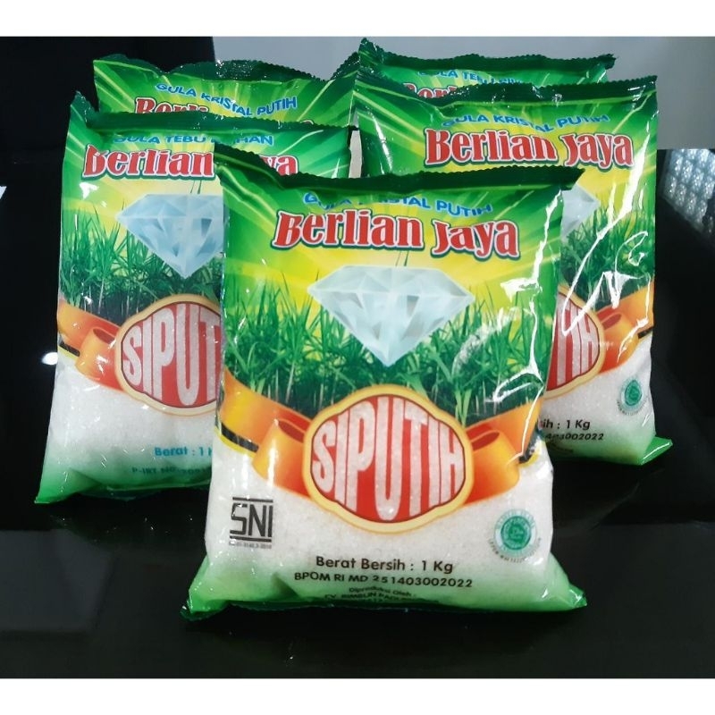 

Gula Kristal Putih Berlian 1 kg/Siputih 1 kg