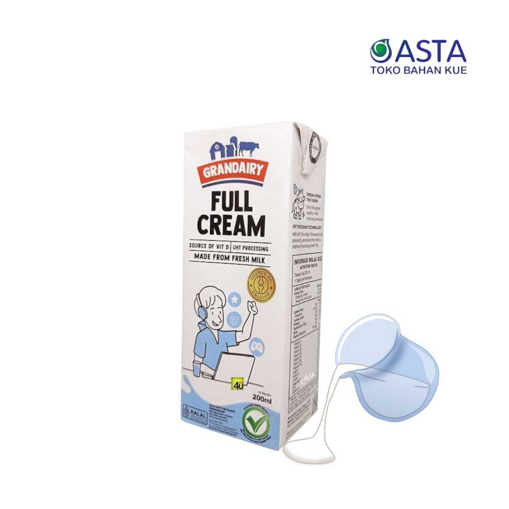

Grandairy Full Cream Milk 1 L