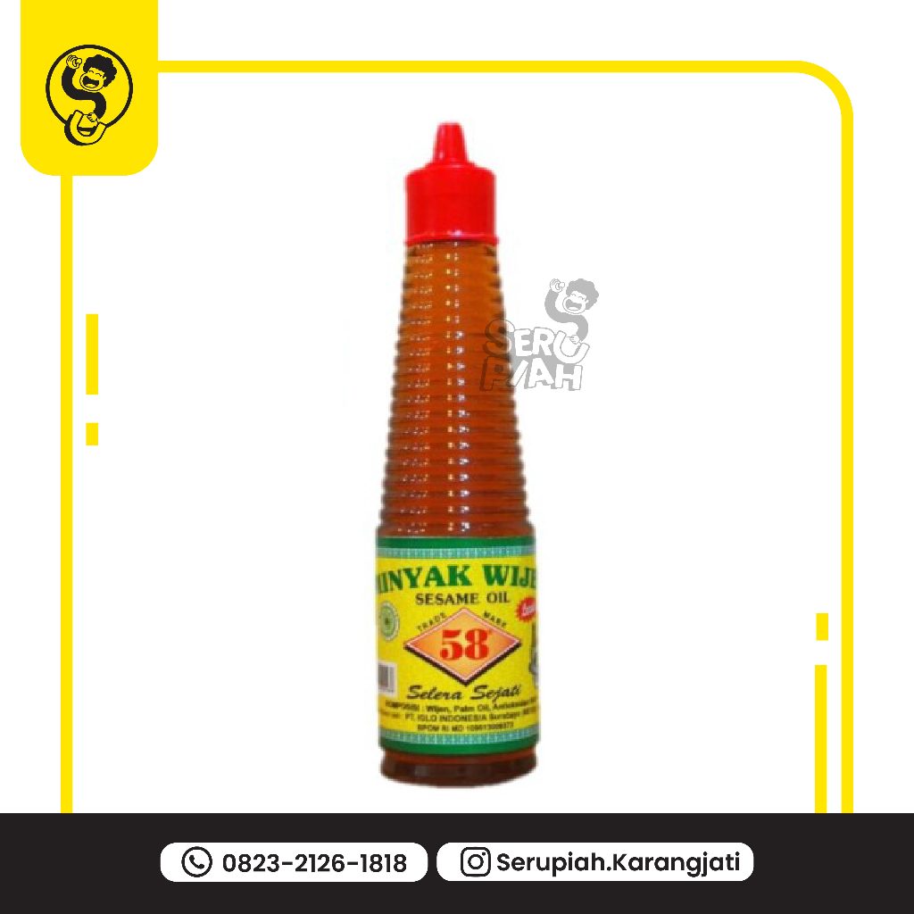 

Minyak Wijen 58 500 ml (Repack)