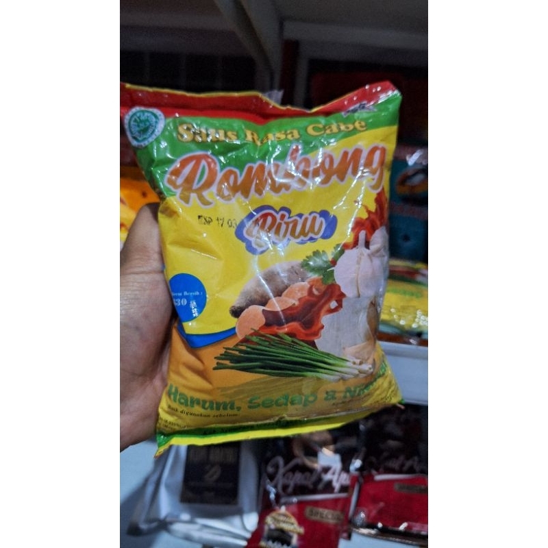 

Saos Rombong Biru Bagoran Gurih 600g