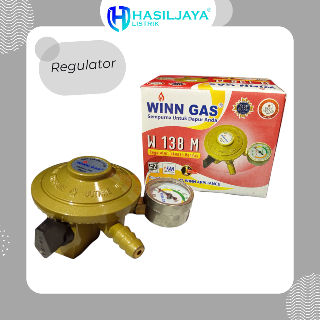REGULATOR TEKANAN RENDAH/ REGULATOR GAS LPG W138M WINN GAS
