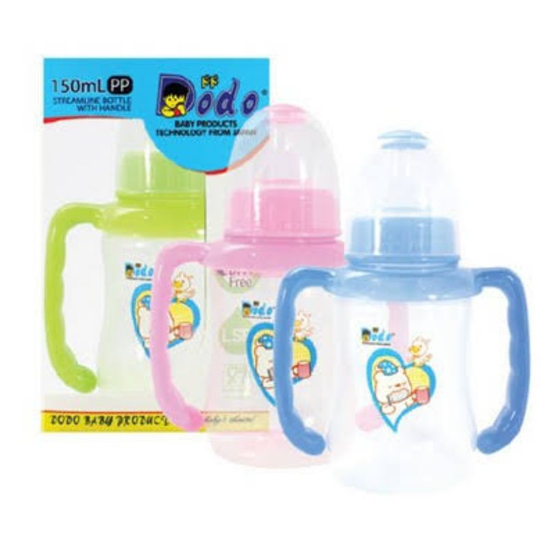 Dodo Botol PP Streamline Handle 150ml & 250ml (warna random)