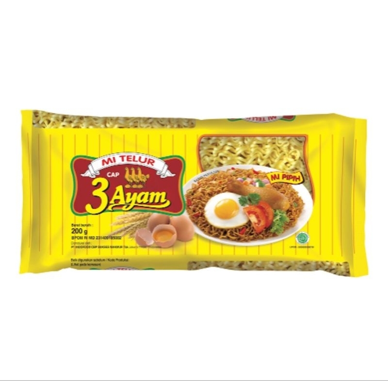

CAP 3 AYAM MI TELUR PIPIH DUS (20X200g)