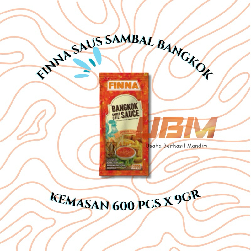 

Finna Saus Sambal Bangkok 600 pcs x 9gr