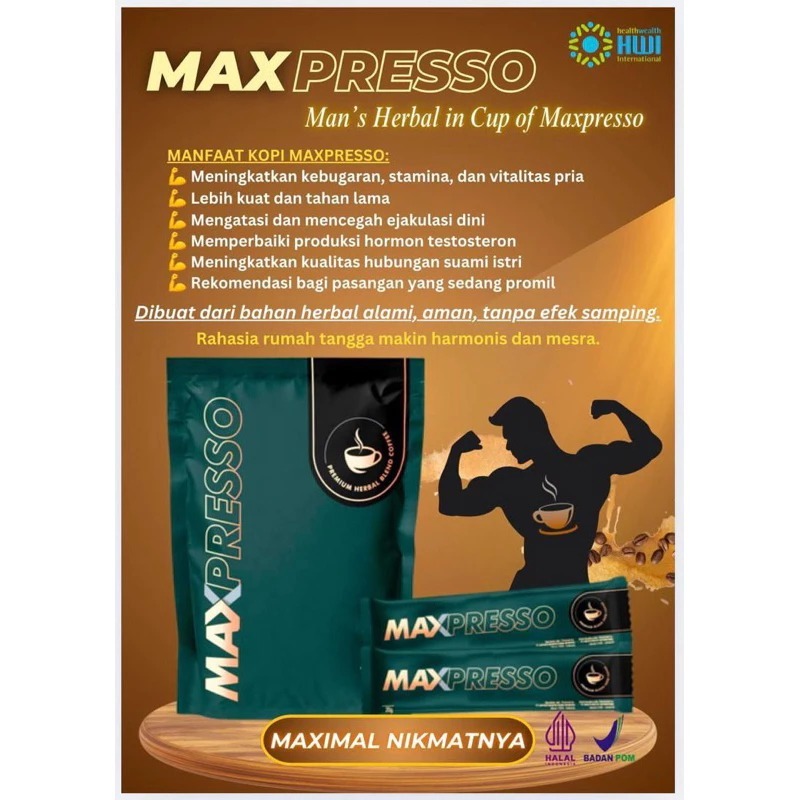 

MAXPRESSO HWI Original 100% Asli isi 5 Sachet