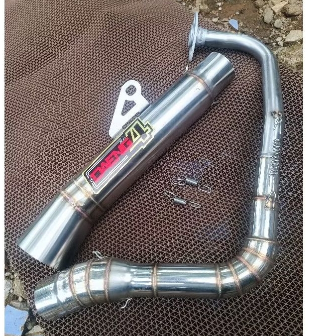 Open Pipe Canister Daeng Sai4 1set 51mm Big Elbow for Mio i125 Mio sporty Mio soul i125 Mio soulty M