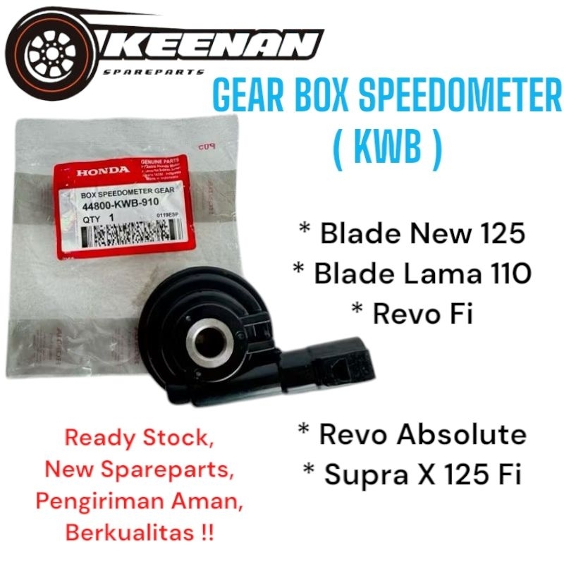 Gear Box / Gir Speedometer ( KWB ) Untuk Motor : Blade New 125, Blade Lama 110, Revo Fi, Revo Absolu