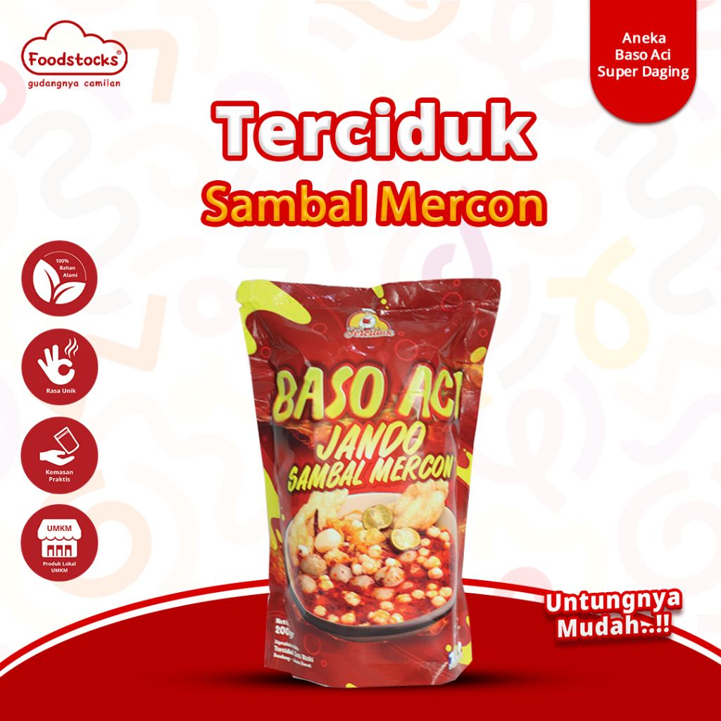 

Baso Aci Jando Sambal Mercon Premium Terciduk