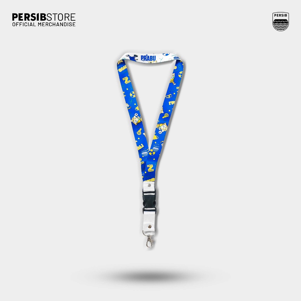 

LANYARD PRABU WHITE AND BLUE