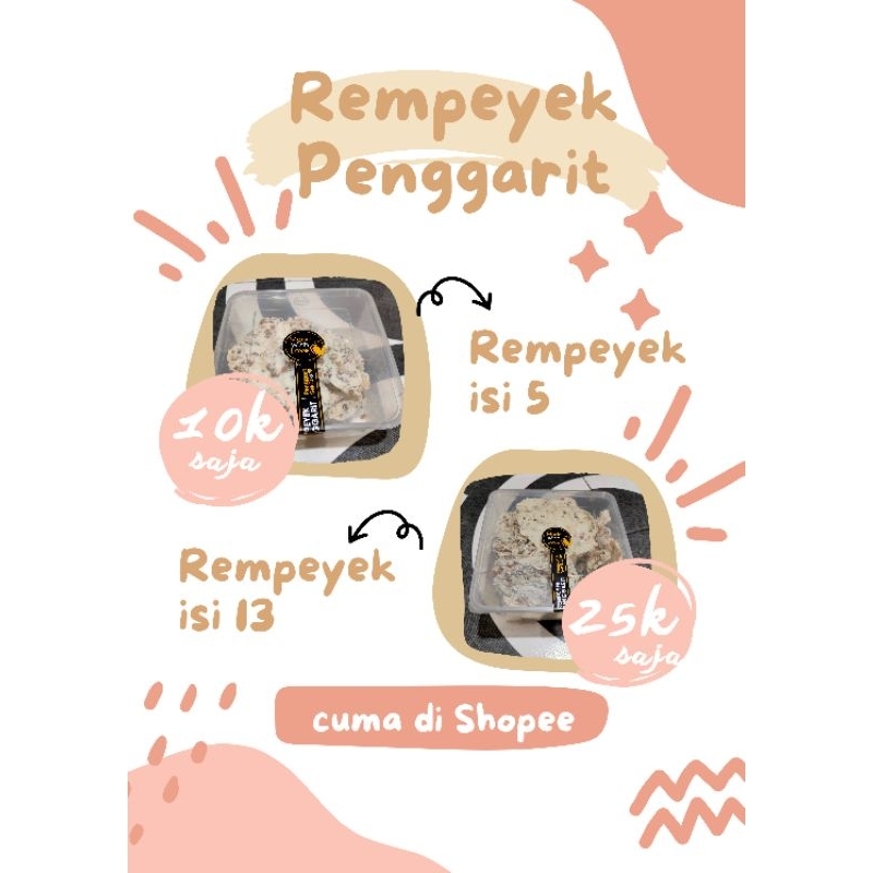 

Rempeyek Kacang ijo putih