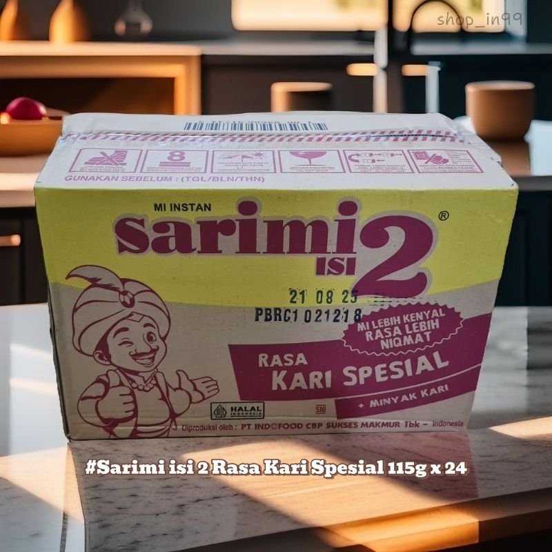

Sarimi isi 2 rasa kari spesial box 115g x 24