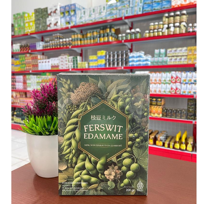 

FERSWIT Edamame ORIGINAL 200gr | Susu Edamame Jepang Untuk Kolesterol, Asam Urat, Nyeri Sendi & Tulang