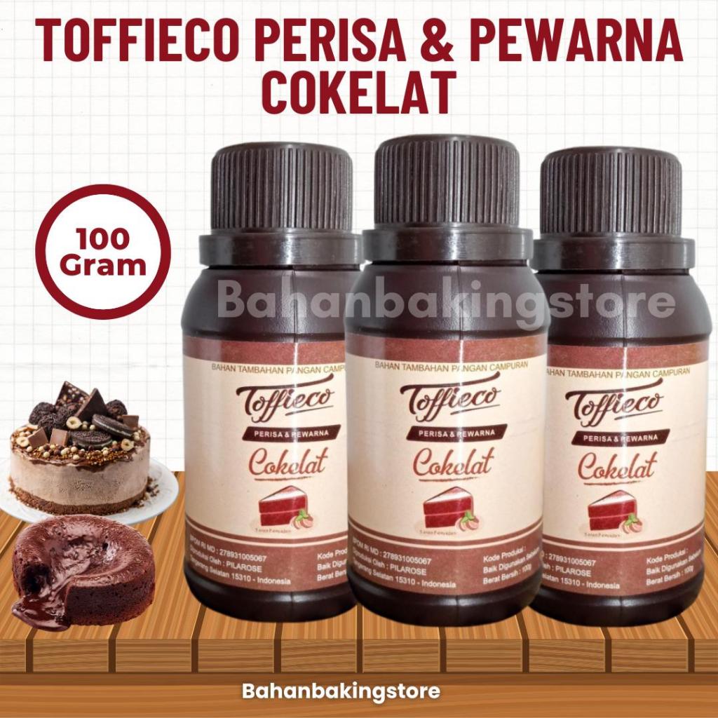 

TOFFIECO PERISA & PEWARNA COKELAT UNTUK MAKANAN 100 GRAM / PERISA MAKANAN RASA COKLAT / PEWARNA MAKANAN COKLAT