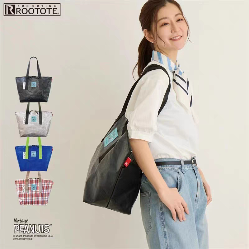 Rootote Snoopy Thermo Keeper Packable Tote Thermal Bag Tas Pendingin Makanan