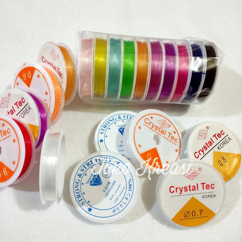 Tali Senar Elastis Korea Kreasi Untuk Gelang Tasbih Dll Murah