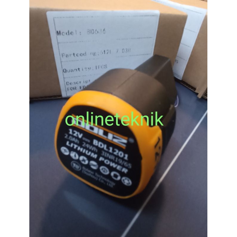 BATERY BD636 UNTUK MESIN BOR BATERY DOLIZ TYPE BD636 ORIGINAL