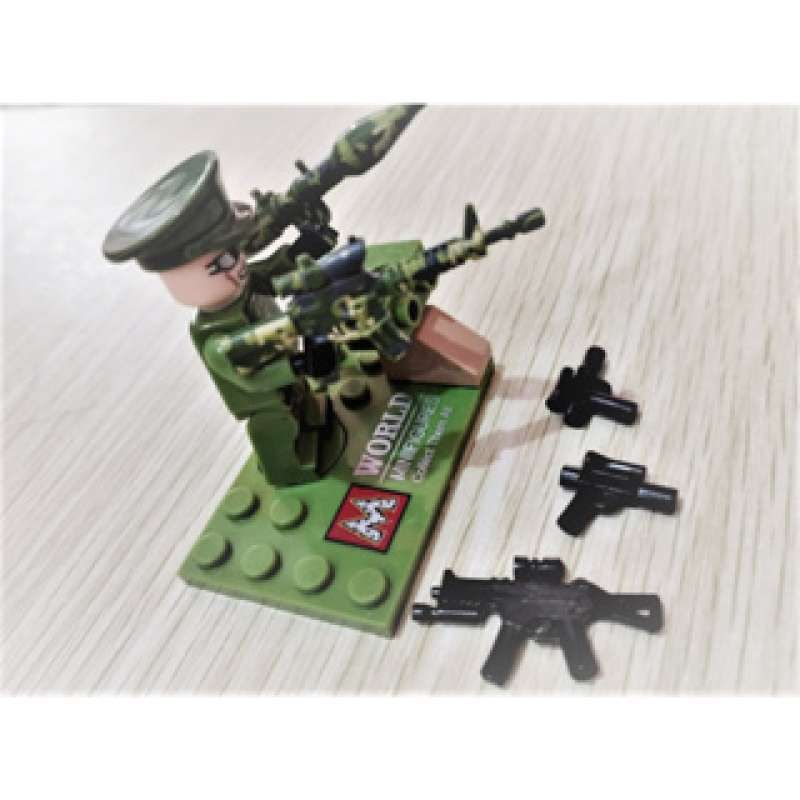 1 PCS MAINAN ROBAMAN TENTARA LEGO TENTARA DAN POLISI