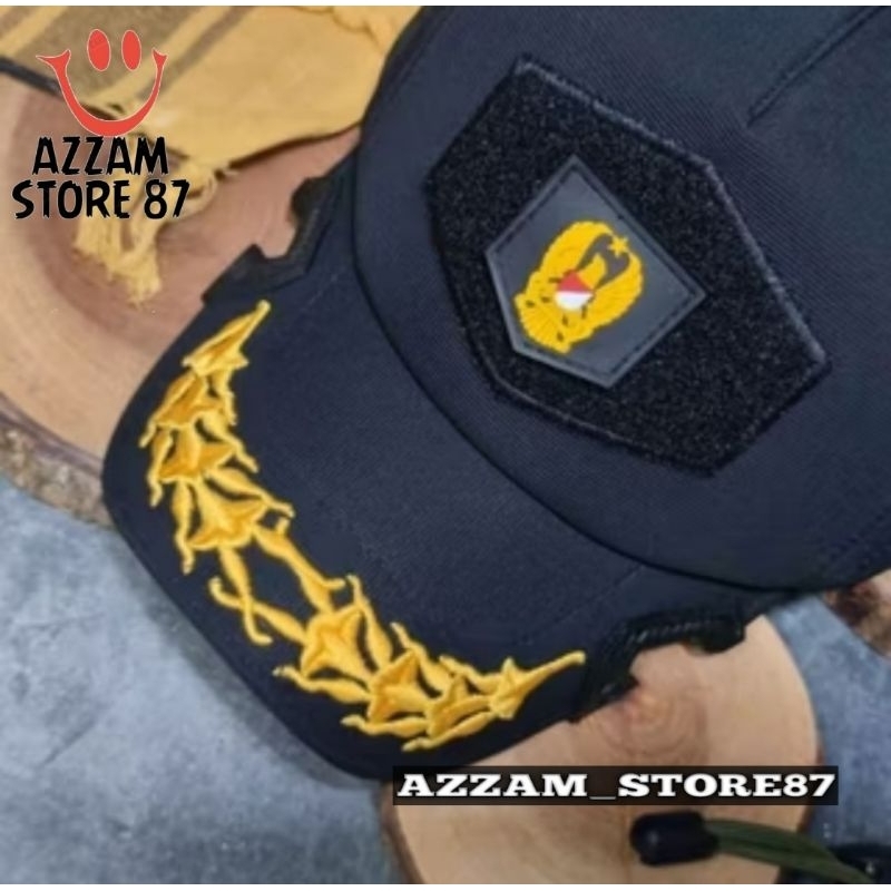 Topi Coak Pamen AD Perwira TNI Baseball Caps Tactical Lasercut Cotton Strecth Best Quality Premium