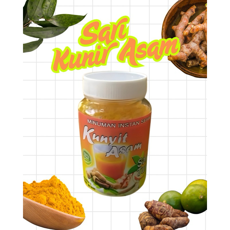 

Jamu bubuk herbal Sari Kunir Asam
