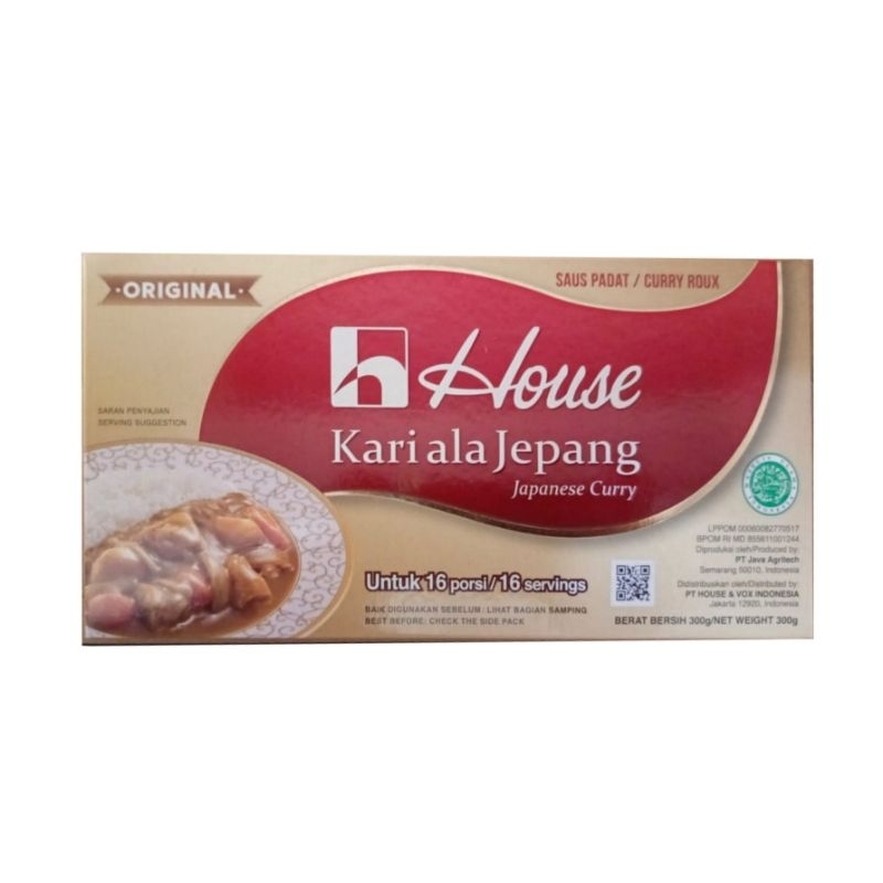

1 ctn (60 pack) House Kari ala Jepang 300gr Halal - Bumbu Kari Jepang