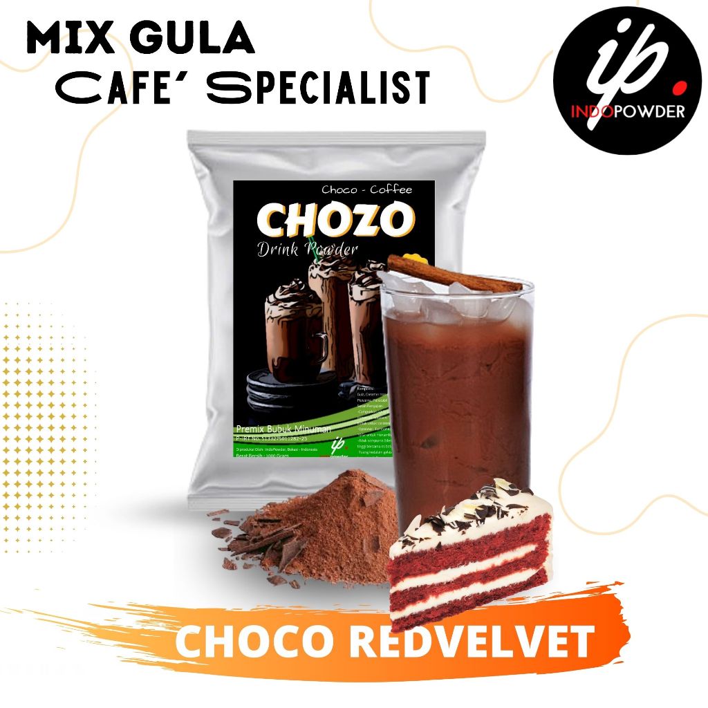 

IP Bogor - Bubuk Minuman Rasa CHOCO REDVELVET 1Kg Untuk Cafe, Waralaba dan Resto