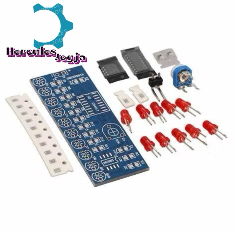 Kit DIY NE555 CD4017 Modul Lampu LED Berjalan Water Flow Light