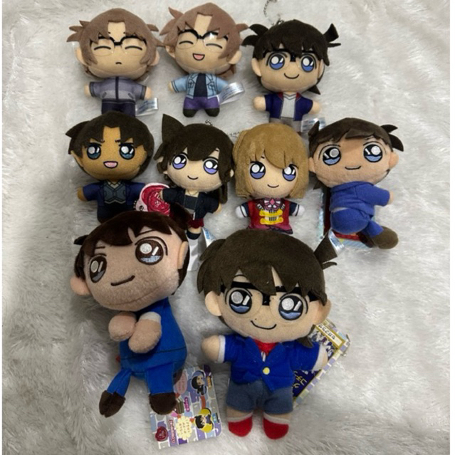 OFFICIAL PLUSH plushie Detective Conan boneka detektif conan Shuichi Akai Conan Edogawa Amuro Heiji 