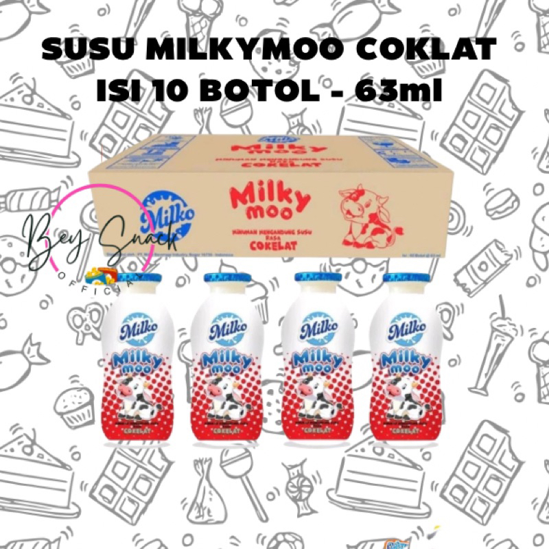 

SUSU MILKYMOO COKLAT ( ISI 10 BOTOL) - 63ml