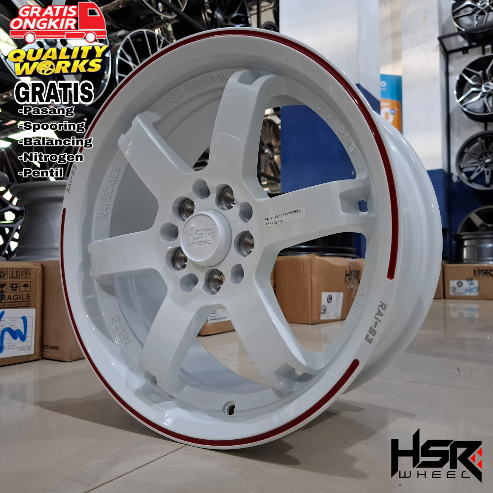 Velg Mobil Ertiga, Sienta, Ring 16 Velg Racing Jdm HSR Wheel Rai-S3