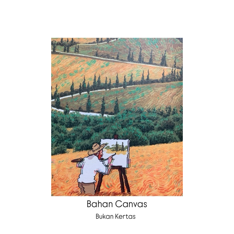 PAJANGAN DINDING A3 (30 x 40cm) | LUKISAN DINDING | DEKORASI DINDING CANVAS | DEKORASI DINDING MURAH
