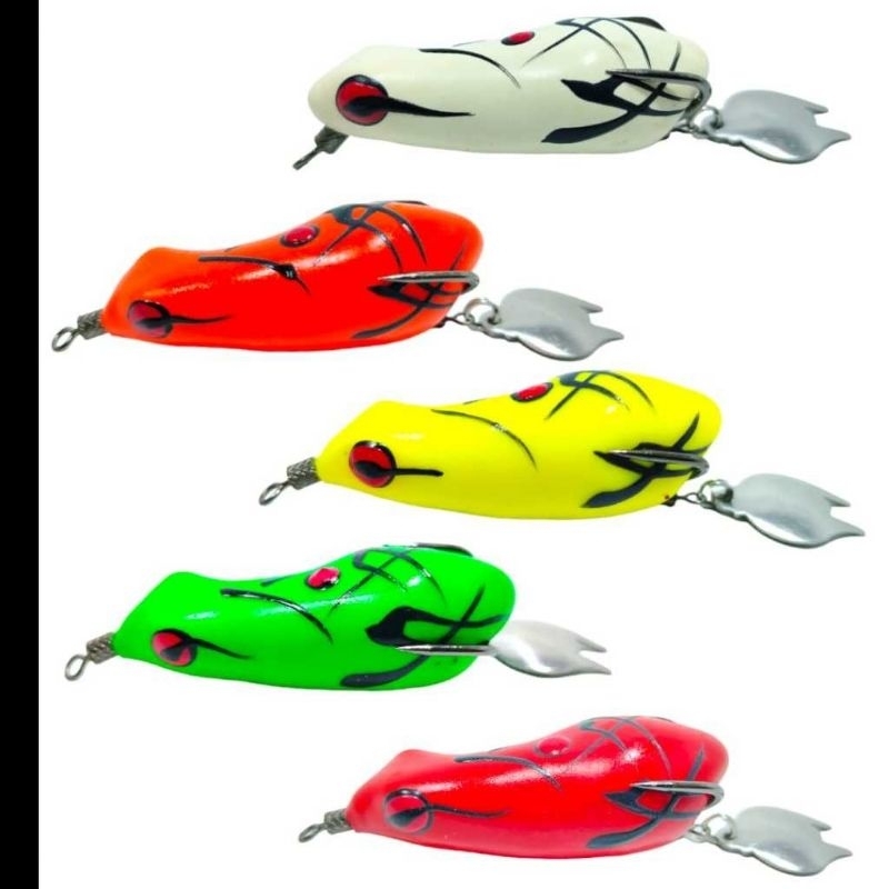 soft frog fortuna lure ukuran 5,5cm