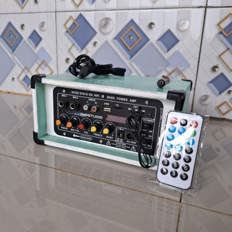 POWER AMPLIFIER BLUETOOTH SUBWOFER SIAP KARAOKE