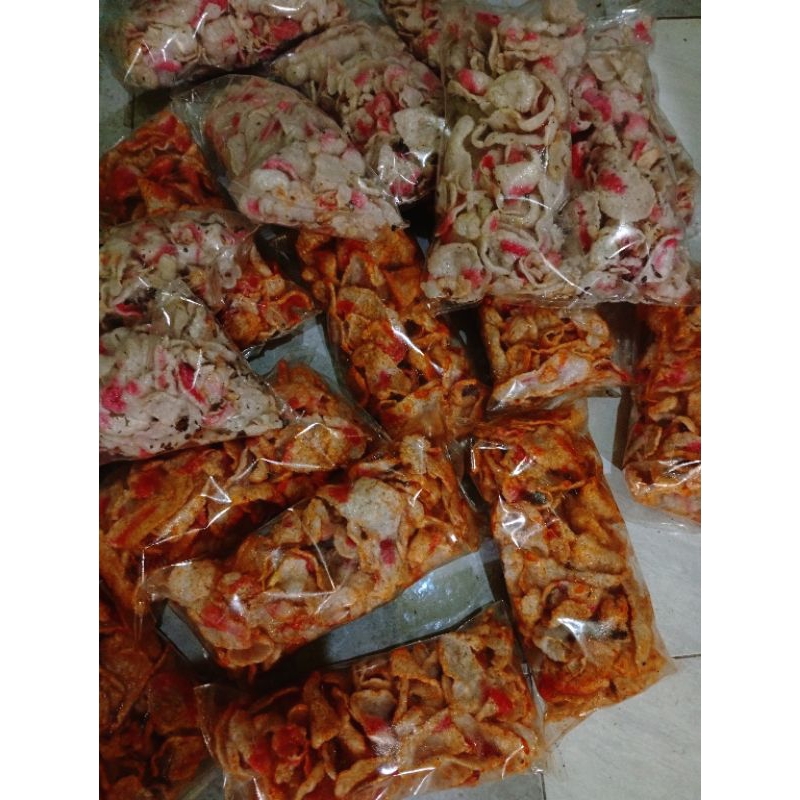kerupuk merah putih