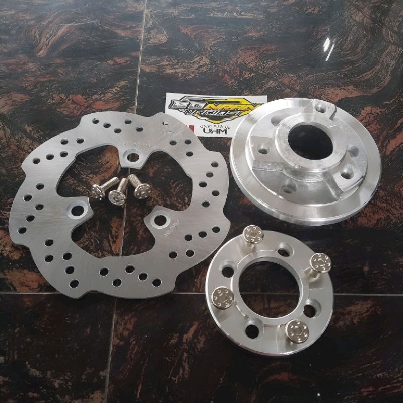 Temukan Adaptor Cakram Depan Belakang Suzuki Satria Fu Set Piringan Baut Disc Cakram