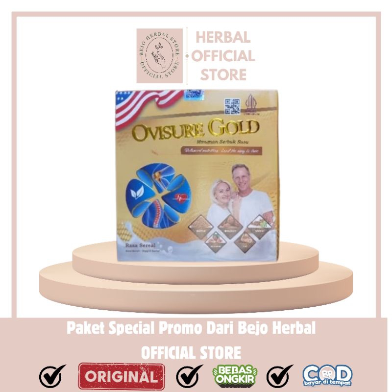 

OVISURE GOLD MILK SUSU OBAT TULANG DAN SENDI YG SEHAT 100% DIMFOR USA