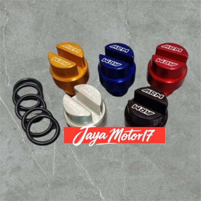 Tutup Oli Motor Model Baut Tutup Oli Mesin Vario PCX Nmax Aerox Beat Scoopy Adv Xmax Full CNC Univer