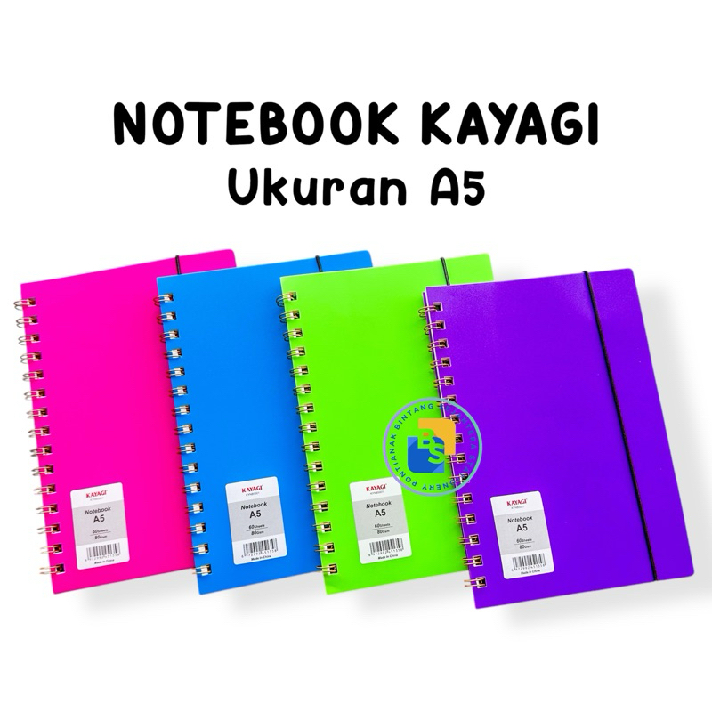 

Notebook Spiral Kayagi Ukuran A5
