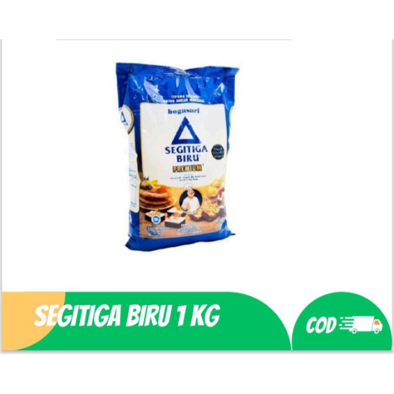 

Tepung Terigu Segitiga Biru Premium 1 kg -Rustinstore_