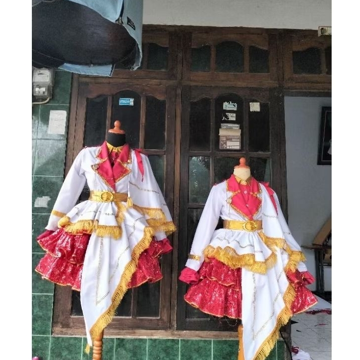 kostum mayoret MERAH PUTIH