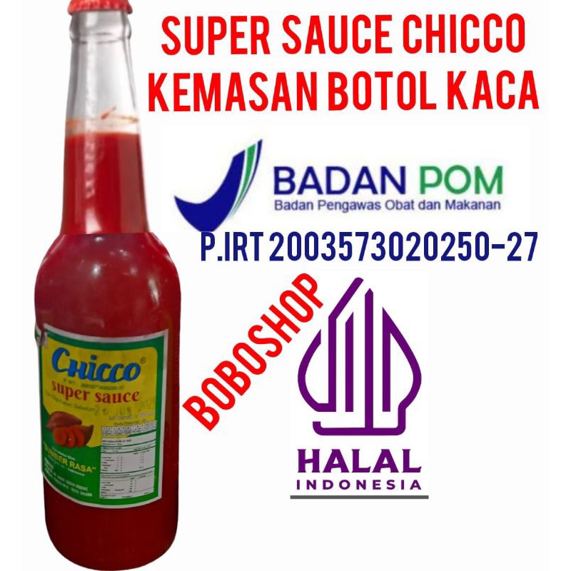 

SUPER SAUCE CHICCO KEMASAN BOTOL KACA
