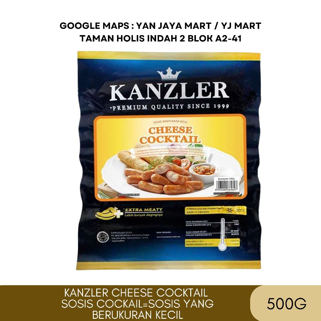 

KANZLER CHEESE COCKTAIL 500GR