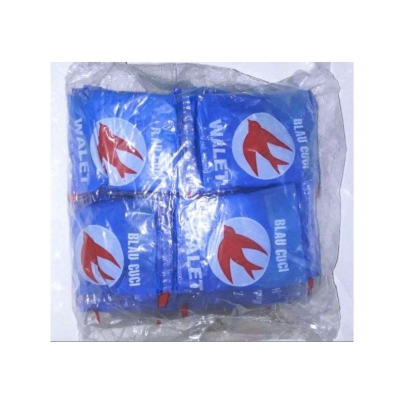 blau cap walet (5pcs)/blue bubuk /blau cuci baju/murah