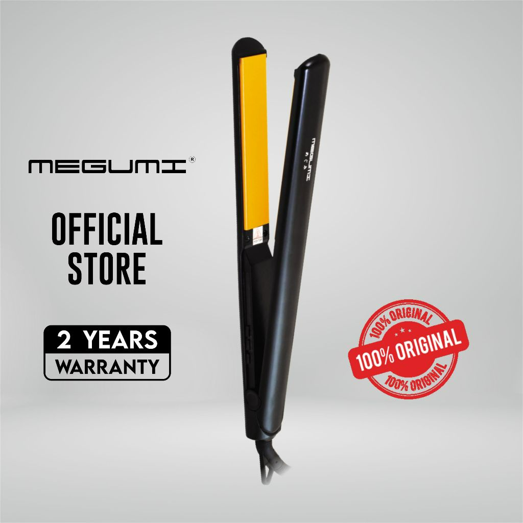 Megumi MG-41 Professional Ionic Hair Straightener with Nano Ceramic Plates - Catokan Rambut